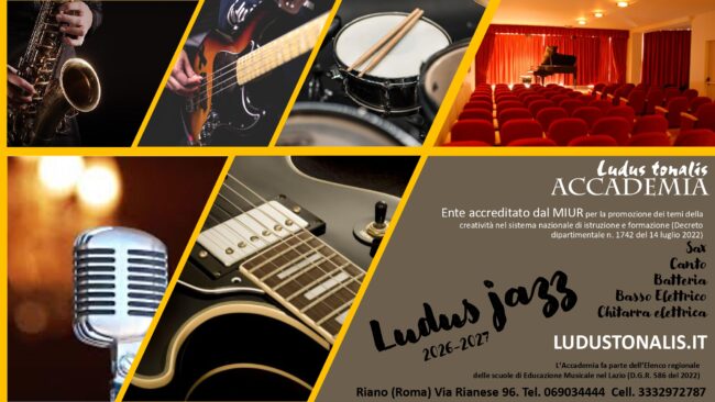 Locandina inizio corsi jazz 2026-2027